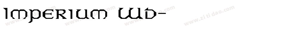 Imperium Wd字体转换